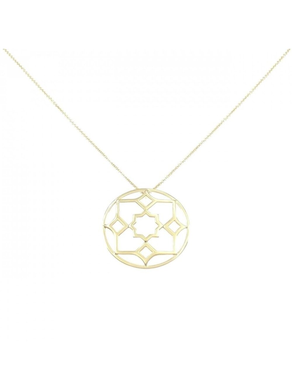 Tiffany & Co Paloma Zellige Medallion Necklace
